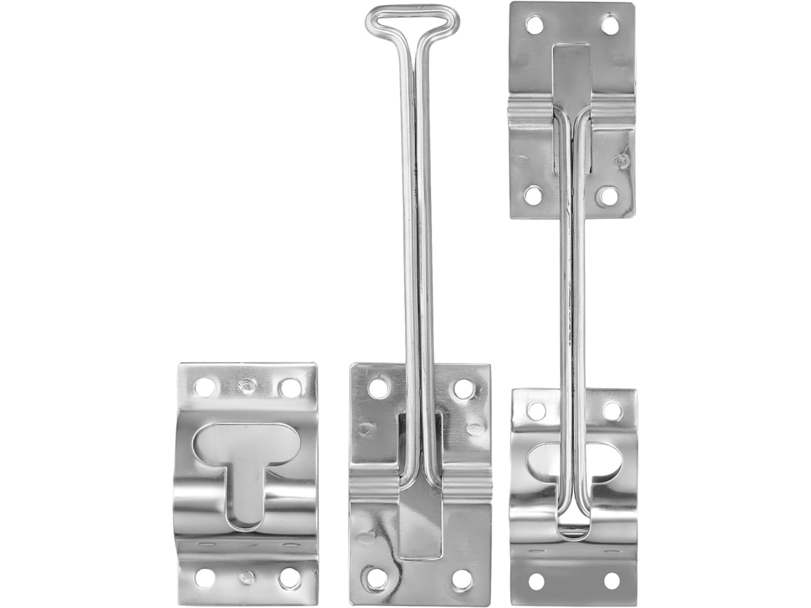 Fecho De Porta Reboque Metal Reforçado Suporte Compartimento Trailer
