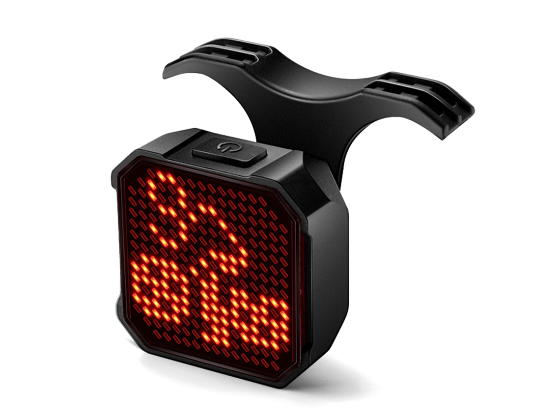 Lanterna Traseira Bicicleta Inteligente Recarregável Led Com Sensor De Freio Aplicativo Controle Ip66