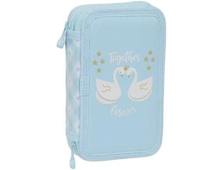 Cisnes Estojo Escolar Para Crianças, Com 28 Ferramentas Incluídas, Prático E Versátil, Qualidade E Resistência, 12,5 X 4 X Glowlab