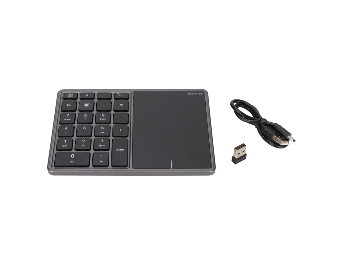 Teclado Numérico Sem Fio Tipo C Para Laptop
