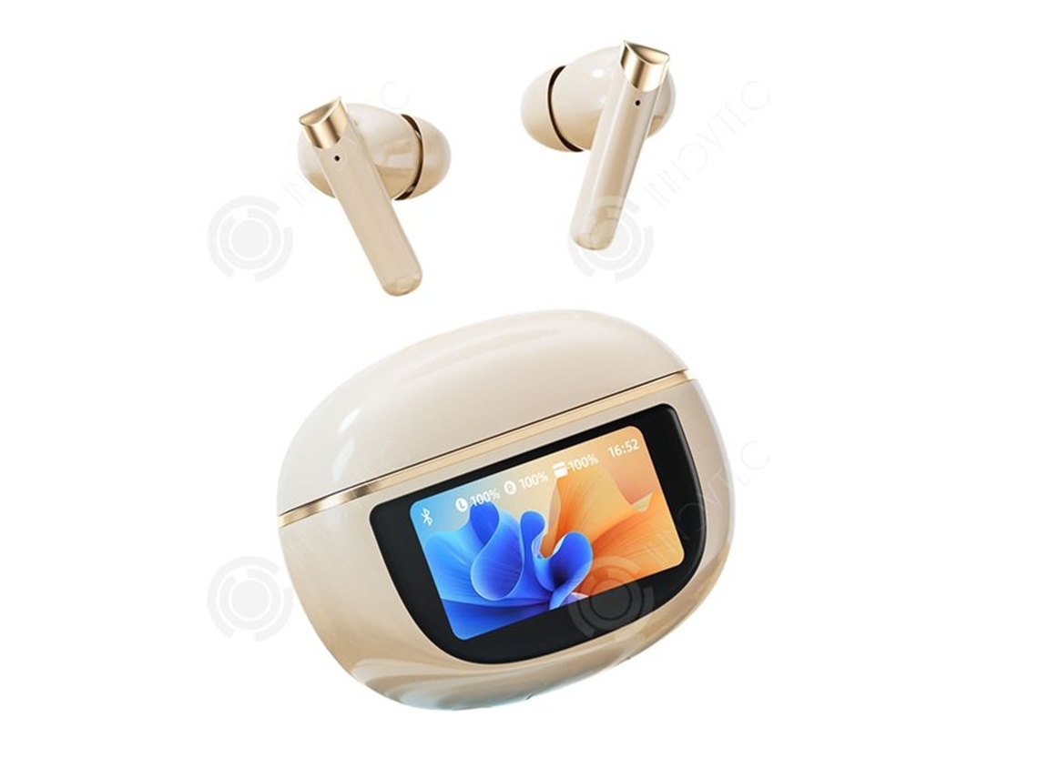 Inn Fones De Ouvido Bluetooth Sem Fio V5.4 Tela Sensível Ao Toque Multifuncional Redução De Ruído Mp3 Bluetooth Modo Duplo Pode Tirar Fotos