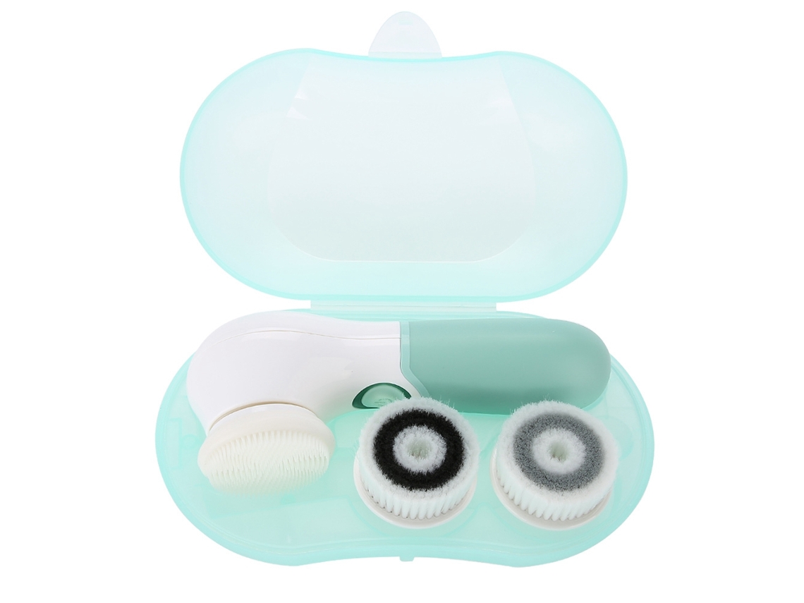 Conjunto De Escovas Faciais Impermeáveis Limpeza Profunda Massagem