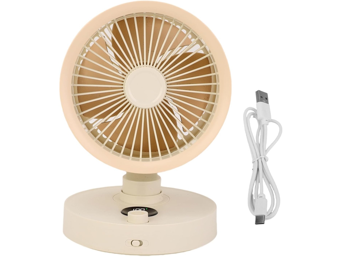 Ventilador De Mesa Portátil Recarregável Zhshys 8 Polegadas,