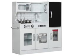 Cozinha Telefone Quadro Negro Micro ondas Fogão Pia Máquina Gelo 3 8 Anos Branca VELTRIX