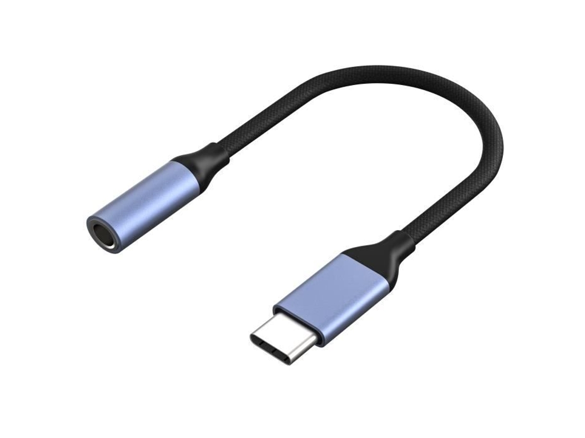 Adaptador de Áudio Usb c para Fone Ouvido 3,5 Mm, Compatível com Ipad Pro 12,9" , 11" (2ª 1ª Air 5, 4, Mini 6 Phonillico®. AQUAFORGE (4ª e 3ª Geração)