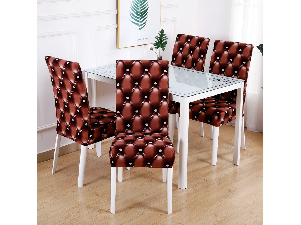 1 Pacote Protetor Removível de Capa para Cadeira de Sala de Jantar para Casa Restaurante-Cor 22 EVELTEK Universal size