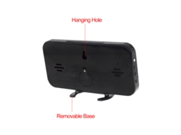 Reloj Despertador Digital Led Con Puertos Usb Dual Modo Dimmer Auto Snooze Espejo Para Dormitorio Oficina