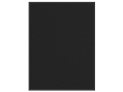 Vidaxl Tapete De Porta 80x120 Cm Preto