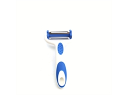 Descascador Rotativo 3 em 1 em Aço Inoxidável , Utensílio de Cozinha Ecológico MDUG (azul e Branco)