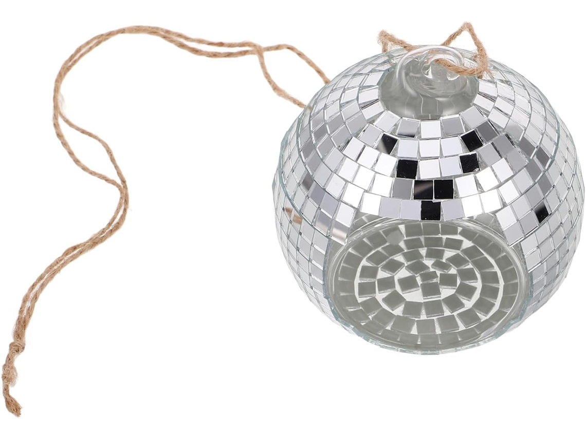 Suporte De Vidro Prateado Para Vela Tealight, Design, E É, Para Mesa