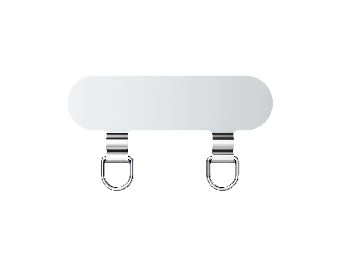 Suporte Portátil Para Celular Com Clipe E Corrente Metálica Para Fixação Segura, Ideal Para Uso Diário.