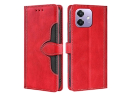 Capa De Couro Para Celular Com Fivela Magnética Skin Feel