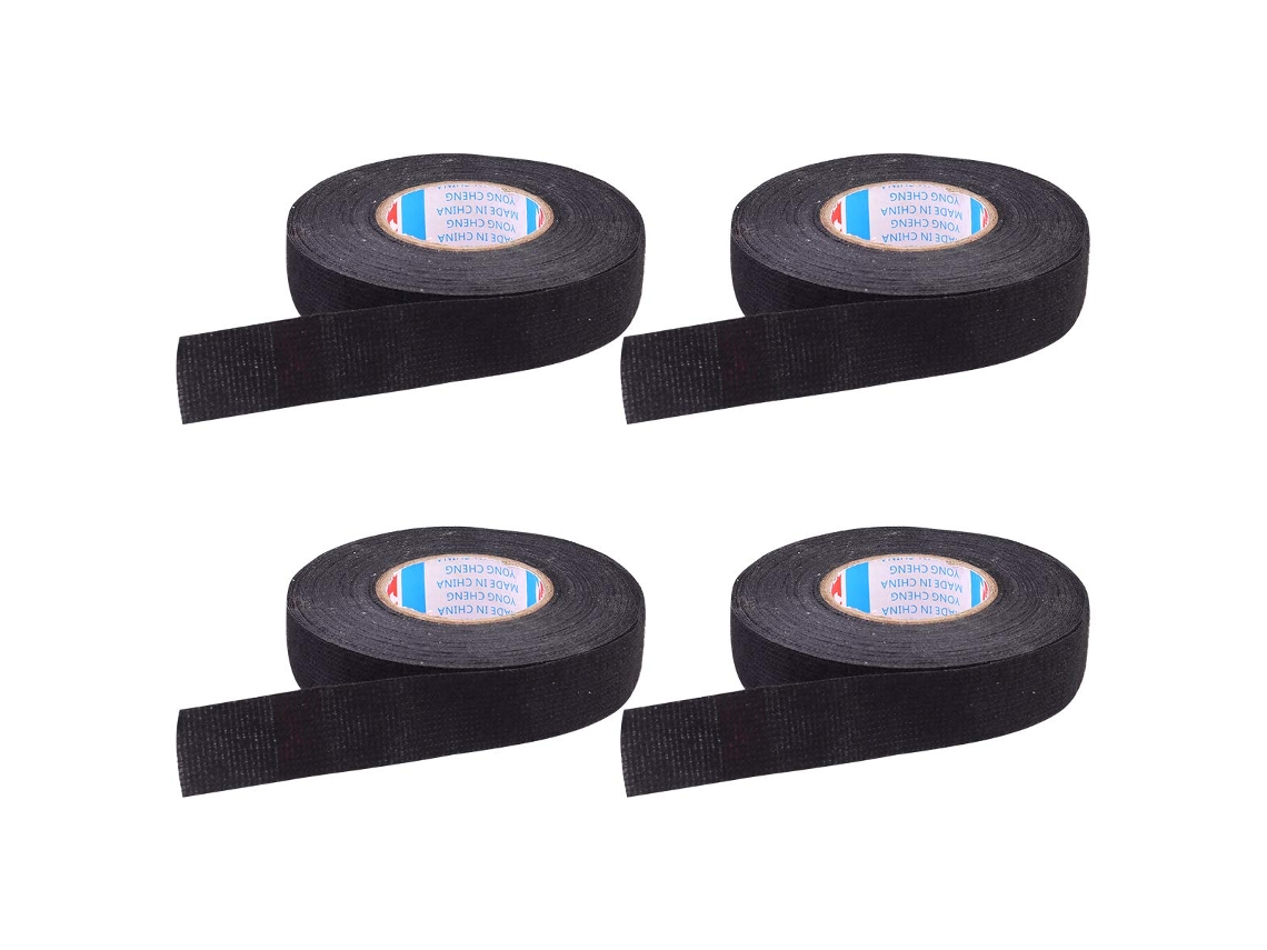 Luxshiny Conjunto De 4-fitas Isolantes Elétricas Para Cabos Automotivos E Chicotes Fios, Resistente À Abrasão A Frio