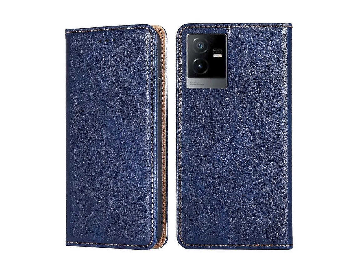 Capa De Celular Magnética De Couro Com Acabamento Fosco E Cor Sólida Para Vivo T2x 5g/y73t/iqoo Z6x