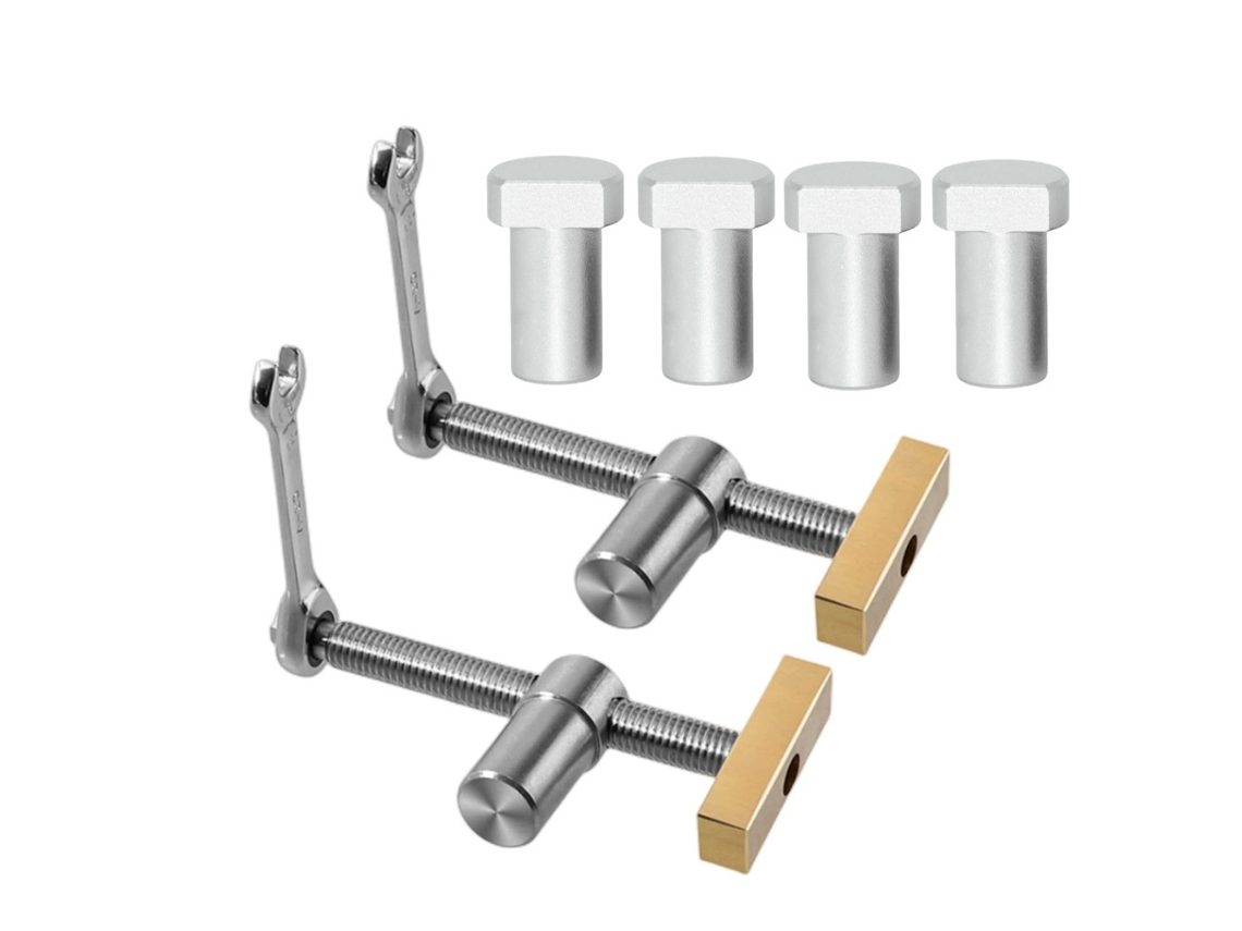 Grampos De Fixação Rápida Para Bancada Com 4 Pinos Furos 20 Mm, Faça Você Mesmo