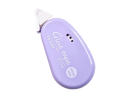 Rolo de Fita Dupla Face para Artesanato Diy, Rolo Adesivo Versátil, Dispensador de Fita Fácil de Usar, Roxo Modelo F GOKOCO