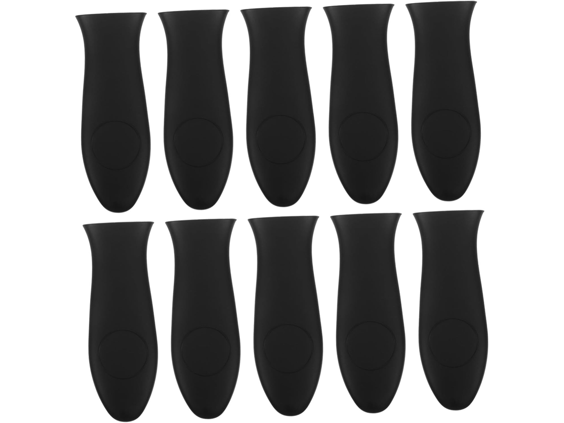 Conjunto De 10-cabos Silicone Resistentes Ao Calor Para Panelas E Frigideiras, Com Isolamento Térmico E Pegada