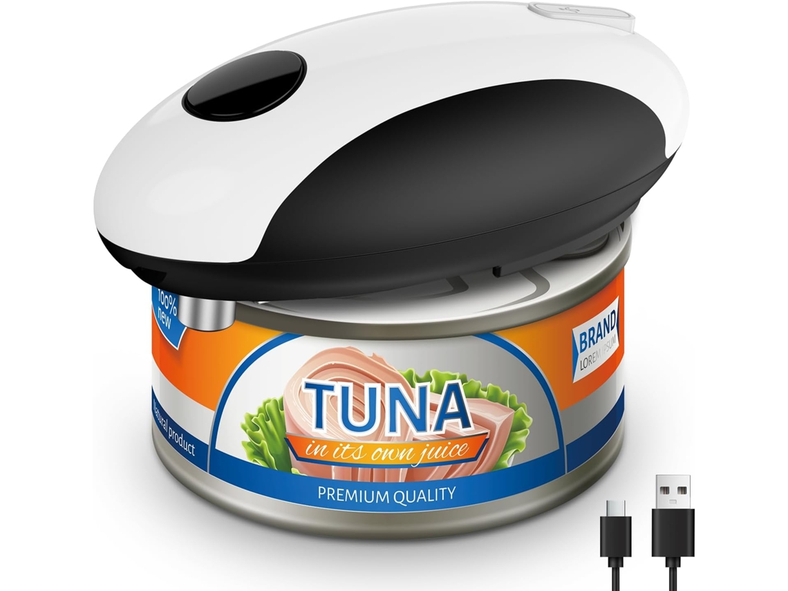 Lurelia Abridor De Latas Elétrico Automático, Sem Bordas Afiadas, Um Toque, Para Idosos