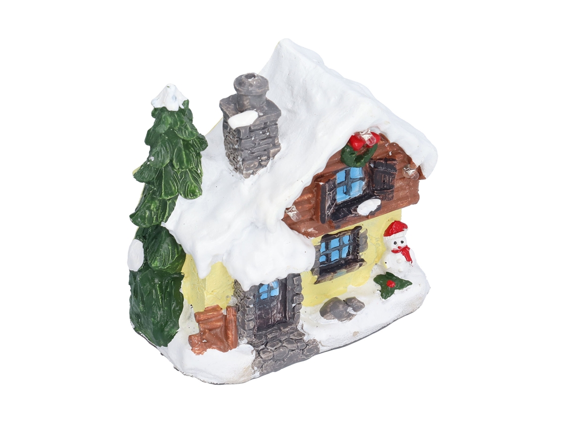 Casas de Natal em Miniatura com Neve, Perfeitas para Decoração de Interiores CHABERLU