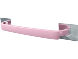 Rack De Toalhas Autoadesivo Rosa De 1 Peça, Prateleira De Armazenamento De Parede, Sem Necessidad Gokoco