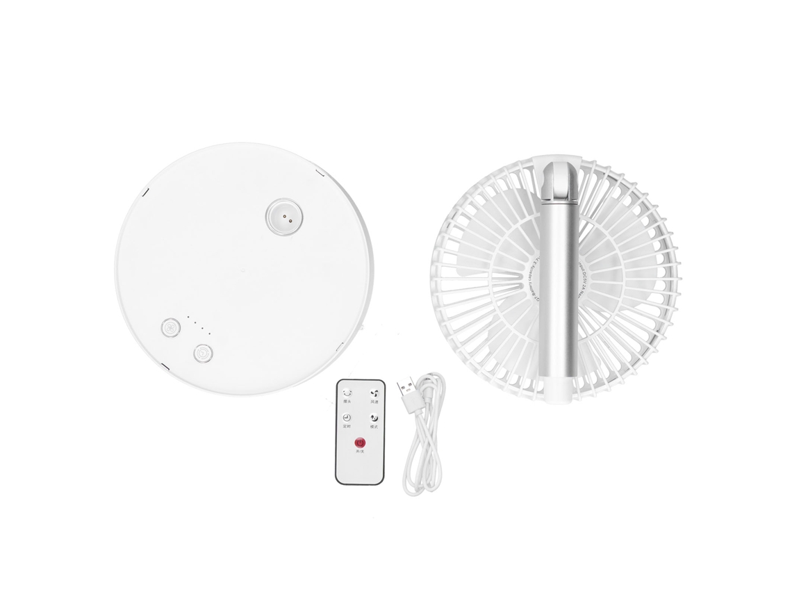 Ventilador Portátil Plegable Telescópico Mini Branco