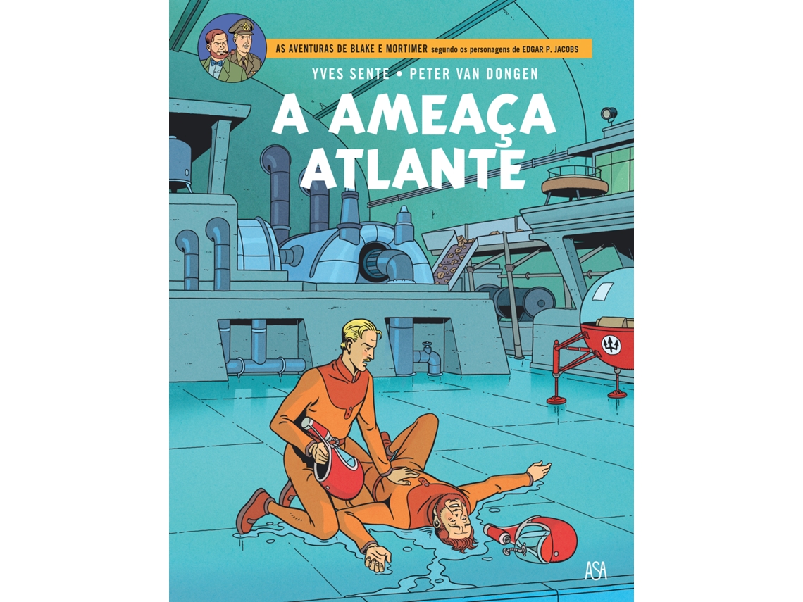 Livro Blake Mortimer 31 - A Ameaça Atlante De Yves Sente E Peter Van Dongen (português)