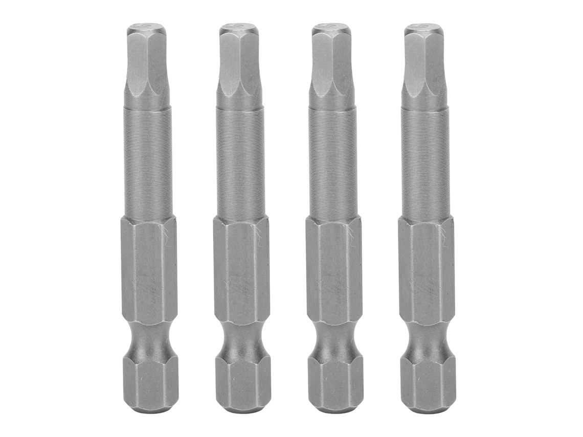 10 Peças De Parafusadeira Com Broca Hexagonal Magnética S2 Aço 6,35mm Cabo 50mm Comprimento Insumos Industriais