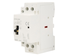Contactor AC 2P 63A 50Hz para rail DIN com controle manual | S/MARCA