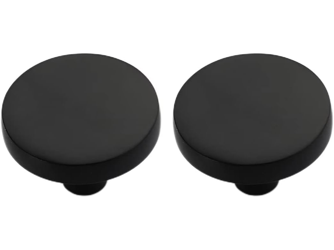 Creatdiy 2 Peças Puxadores E Redondos De Liga Zinco Maciço Para Gavetas Cômoda, Armários, Gavetas De Cozinha, Puxadores