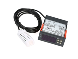 Controlador Digital Mini de Umidade 10A 220V com Sensor 1-99% UR e Display LED S/MARCA