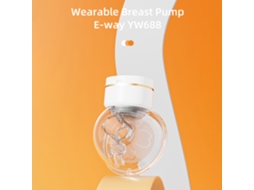 Primerox bomba de Leite Elétrica Vestível Sem Mãos com Display Led 4 Modos 9 Níveis 180ml