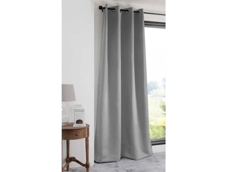 Cortina Blackout Notté 100% Poliéster 135 X 250 Cm Cinza STOF