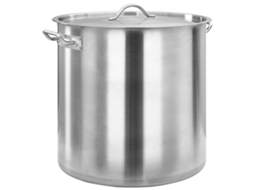 Vidaxl Panela 50 L 40x40 Cm Aço Inoxidável