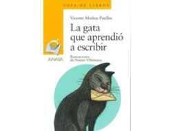 Livro La gata que aprendio a escribir de Vicente Muñoz Puelles (Espanhol)