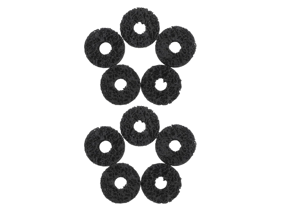Conjunto De 10 Discos De Lixa De Freio De Esmeril Preto