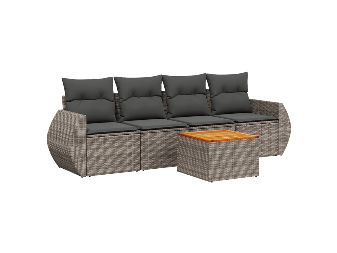 Garden Sofa Set, Garden Sofa Sets Vidaxl Cinzeto Rattan / Vime (n/a)