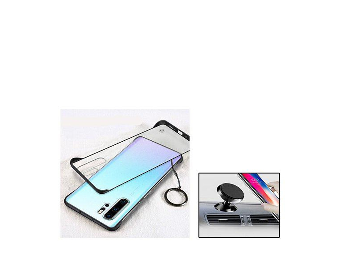 Kit Suporte Magnético Carro e Capa Naked Bumper Samsung Note 10