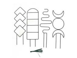 4pcs Suporte de Metal para Plantas S/MARCA