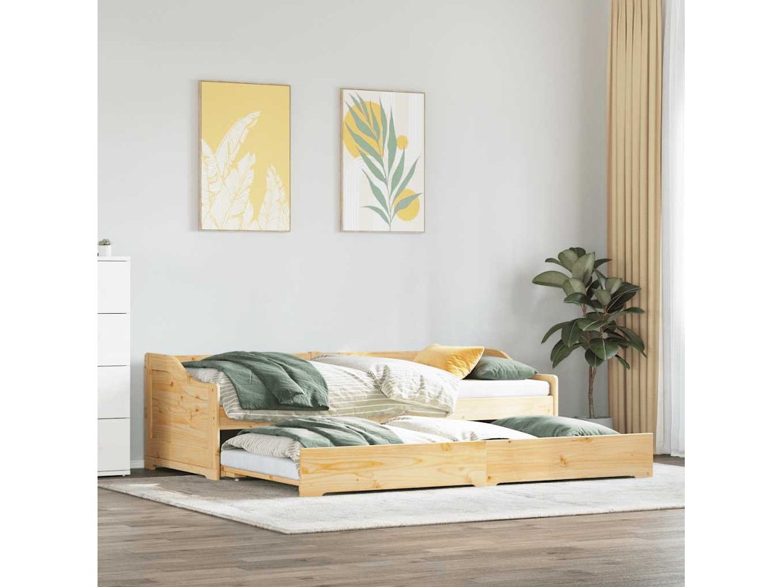 Vidaxl Sofá-cama Com Gavetão Sem Colchão Irun 90x200 Cm