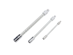 Conjunto de 3 Barras Flexíveis Aço Inox Ferramenta
