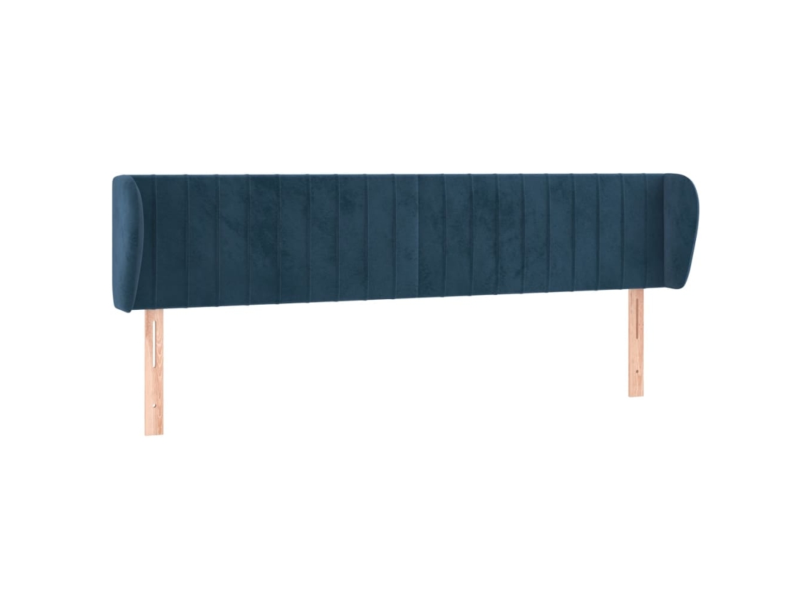 Headboard, Headboards Vidaxl Azul Veludo (163 X 23 X 78/88 Cm)