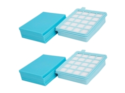 Conjunto De 10 Filtros De Malha Hepa Buffalo-mistral Compatíveis Com Os Aspiradores De Pó Philips Fc8470, Fc8471, Fc8472, Fc8473 E Fc84._ozo