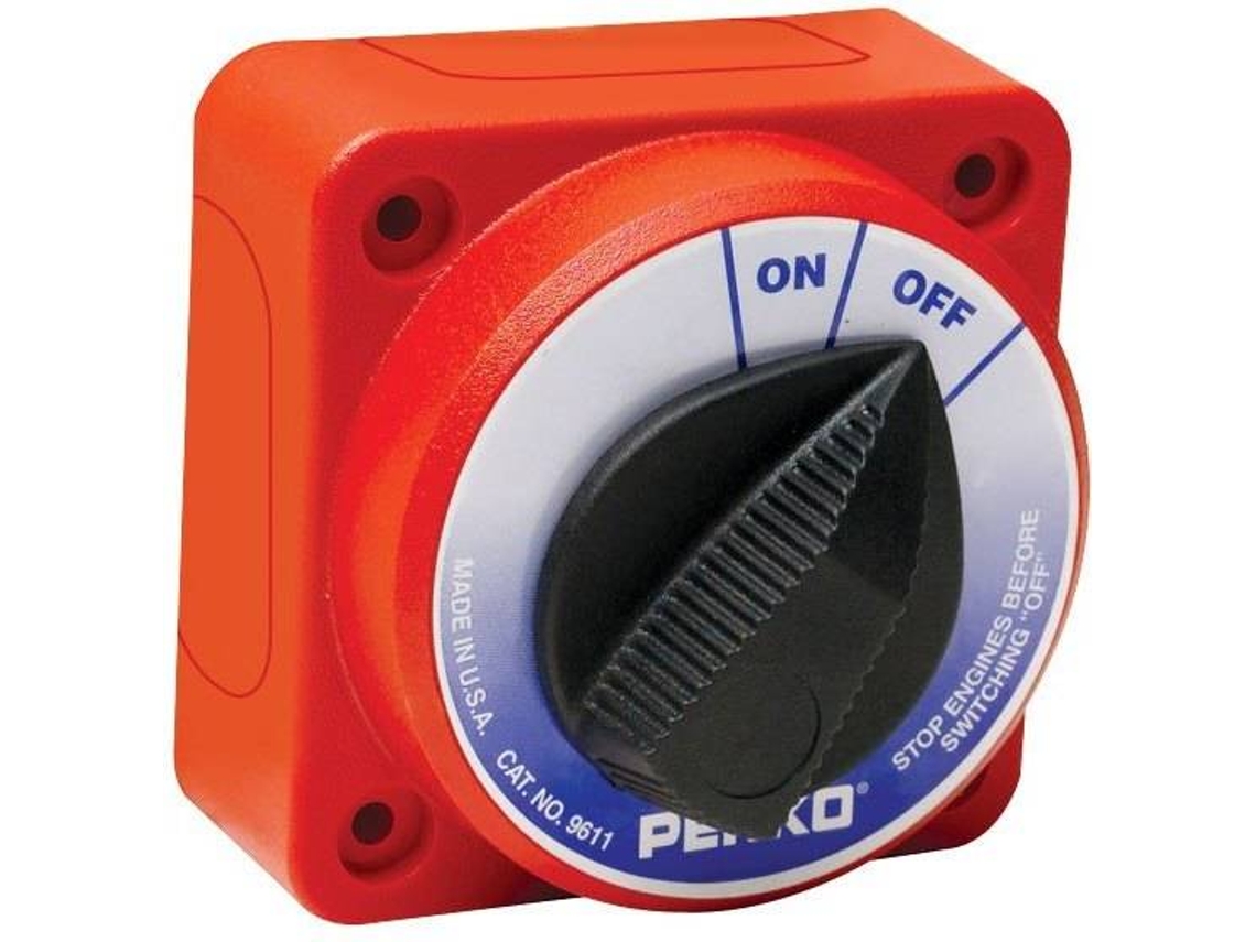 Painel SEACHOICE Compact Main Battery Switch Laranja