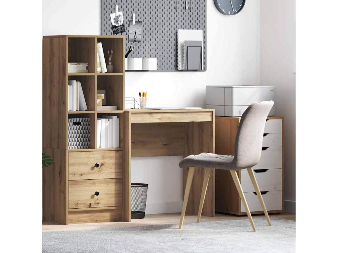 Vidaxl Mesa Carvalho Artesanal 70 X 40 X 76 Cm