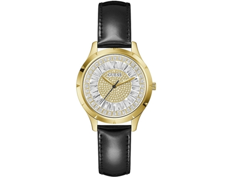 Relógio GUESS Mulher (Pele - Preto)