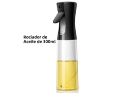 Garrafa de Vidro Esmaltado Preto e Branco de 300ml para Óleo de Cozinha Também Pode Ser Usada como Regador. MDUG (preto)