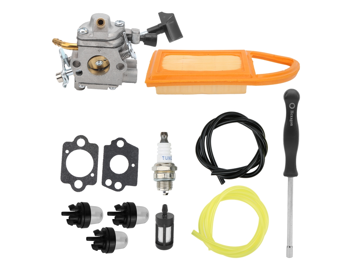 Kit De Carburador E Filtro De Ar Para Aspiradora De Folhas Stihl Br500 Br550 Br600 Mochila