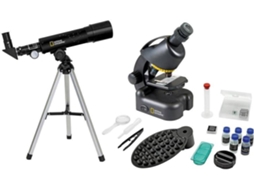 Telescópio BRESSER National Geographic 50/360 AZ com Microscópio