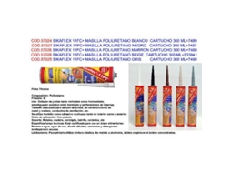 Sikaflex 11fc+ masilla poliuretano marron cartucho 300 ml 7488