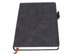 Caderno A5 Pautado, Capa Dura, 360 Páginas, Papel Premium 80g, Ideal Para Notas, Estudos, Esboços E Viagens (azul)